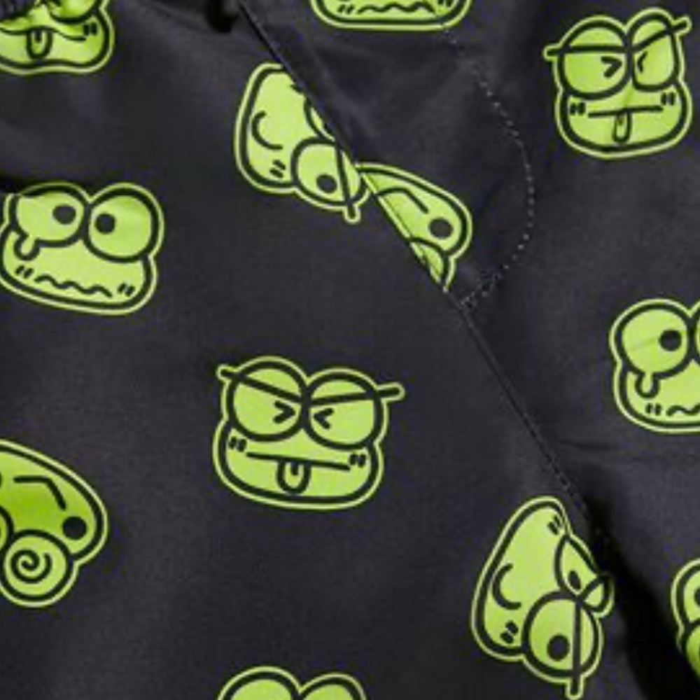 NEW Hello Kitty Keroppi Swim Trunks Boys Bathing Suit Swim Shorts Kids Frog Face - Picture 2 of 6